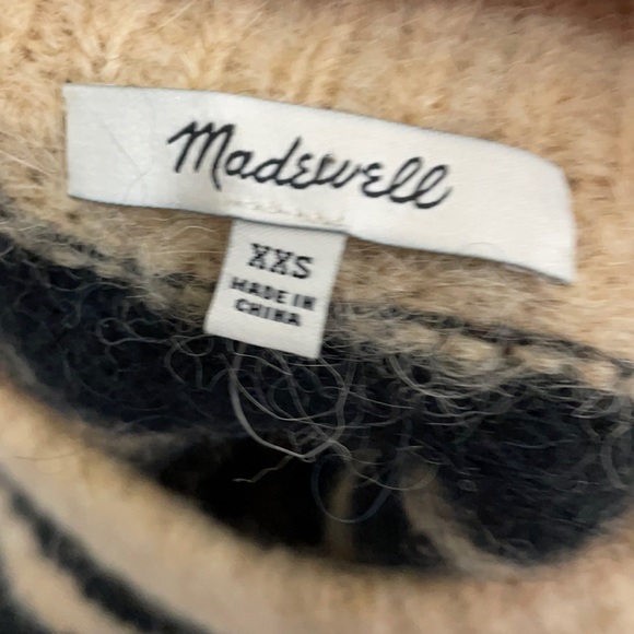 Madewell Shrunken Pullover Sweater in Tiger Stripe - Picture 5 of 8